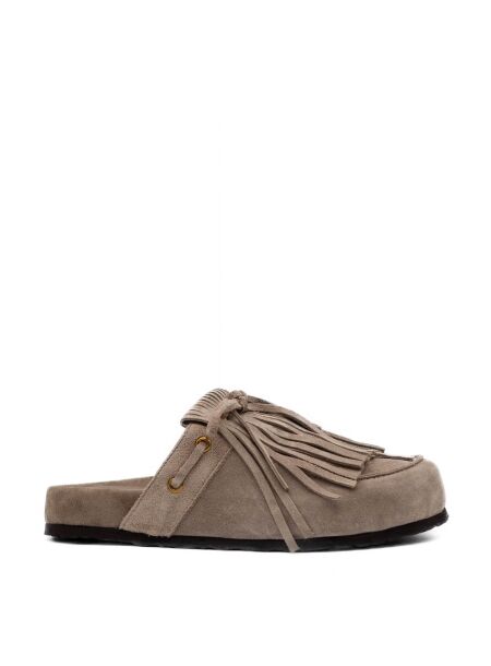 Miss olivia Dames muilen rubberzolen beige