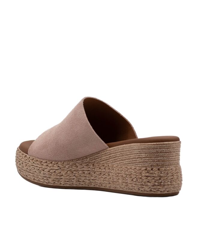 BTMR  Dames Muilen Sleehak Roze Suede 