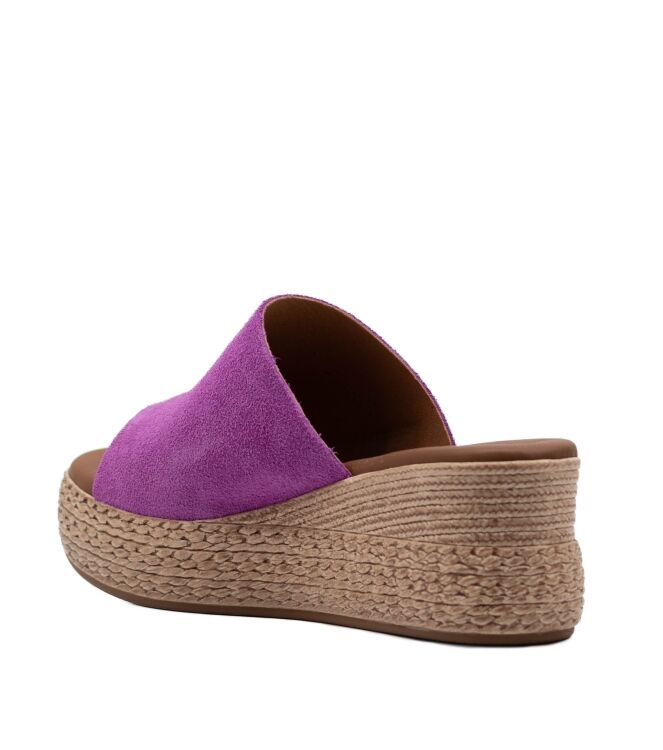 BTMR dames muilen sleehak paar suede 07 paars Direct leverbaar uit de webshop van www.taft.nl/