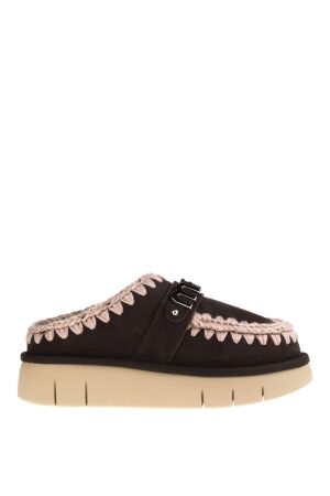 Mou dames muilen gevoerd bruin