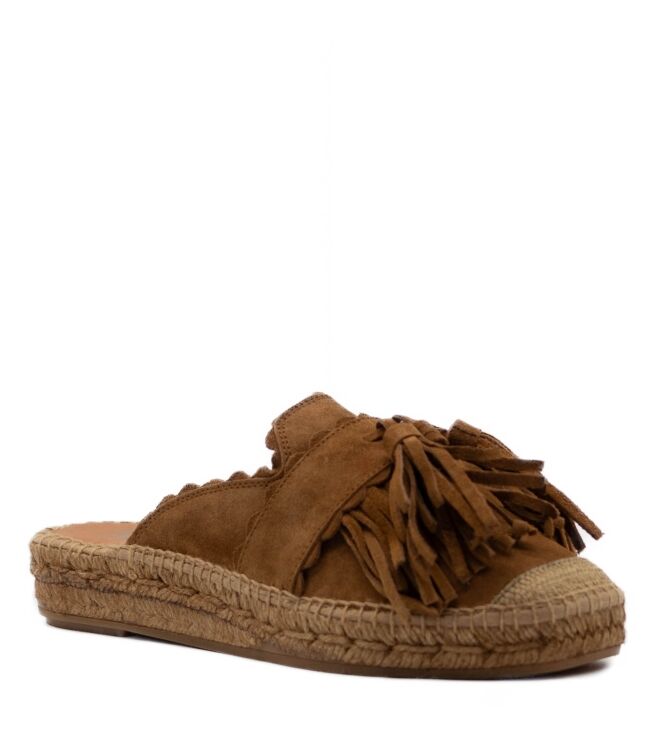 Kanna Kanna dames muilen rubberzolen bruin Basket Cognac Kanna Dames Muil in Bruin online kopen