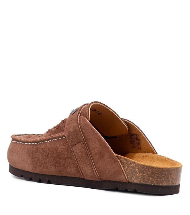 Scholl Scholl dames muilen bruin suede Espresso Suede Scholl Dames Muil in Bruin online kopen