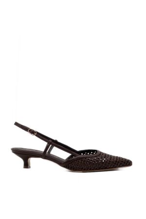 Julie Dee dames ballerina bruin