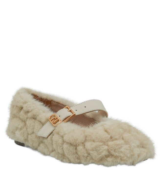 Liu Jo Liu Jo dames ballerina beige Milk S1400 Liu Jo Dames Ballerina Beige 05 beige