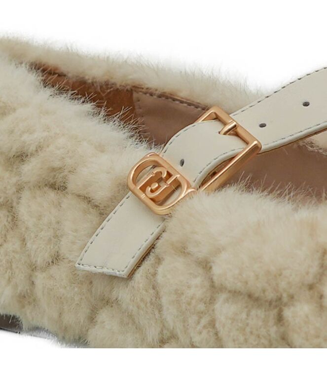 Liu Jo Liu Jo dames ballerina beige Milk S1400 Liu Jo Dames Ballerina Beige 05 beige
