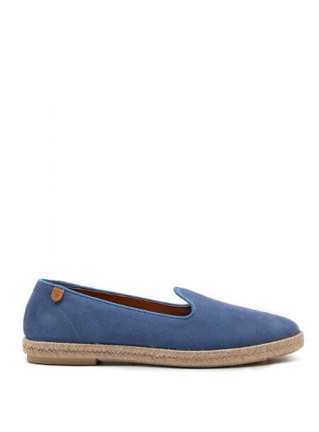Verbenas Dames ballerina´s blauw suede