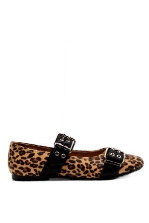 Posh dames ballerina´s leopard
