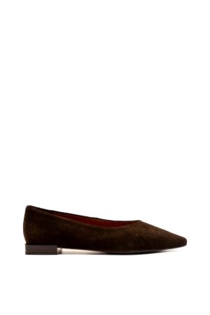 Angel Alarcon dames ballerina´s bruin suede