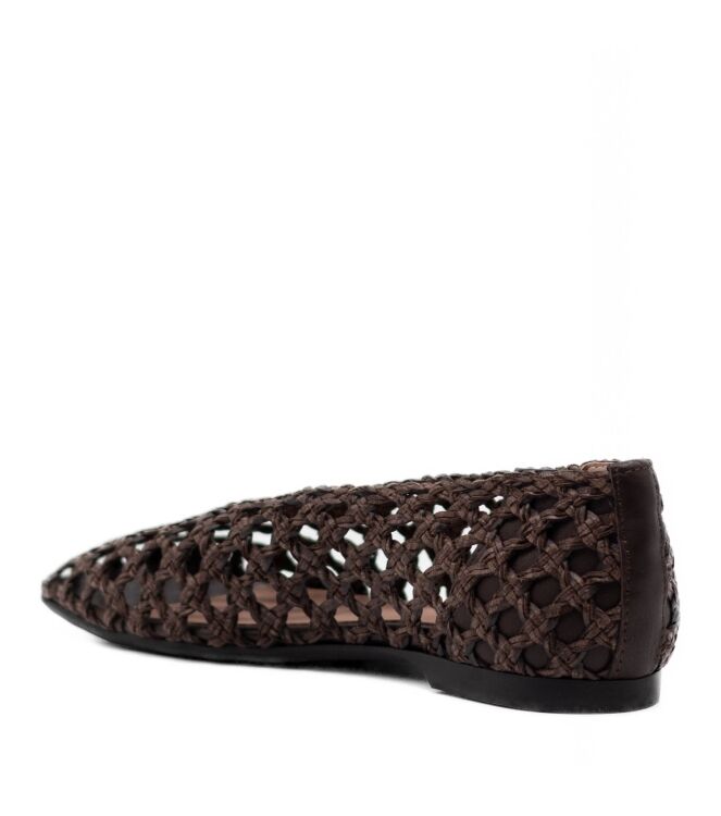 Carmens Carmens dames ballerina rubberzolen brui Moro Carmens Dames ballerina's in Brown online kopen