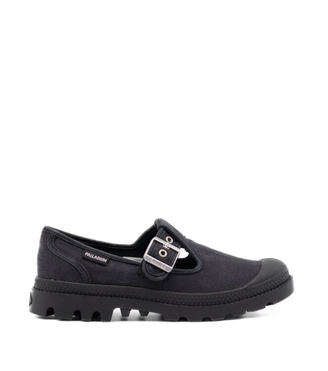 Palladium Palladium dames instapper rubberzool zwart Black Palladium Dames Instappers in Zwart online kopen