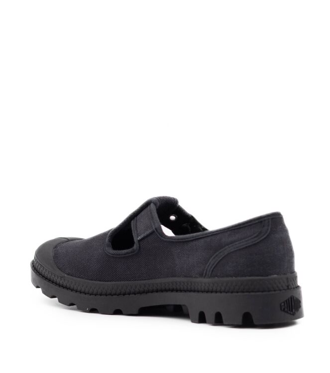 Palladium Palladium dames instapper rubberzool zwart Black Palladium Dames Instappers in Zwart online kopen