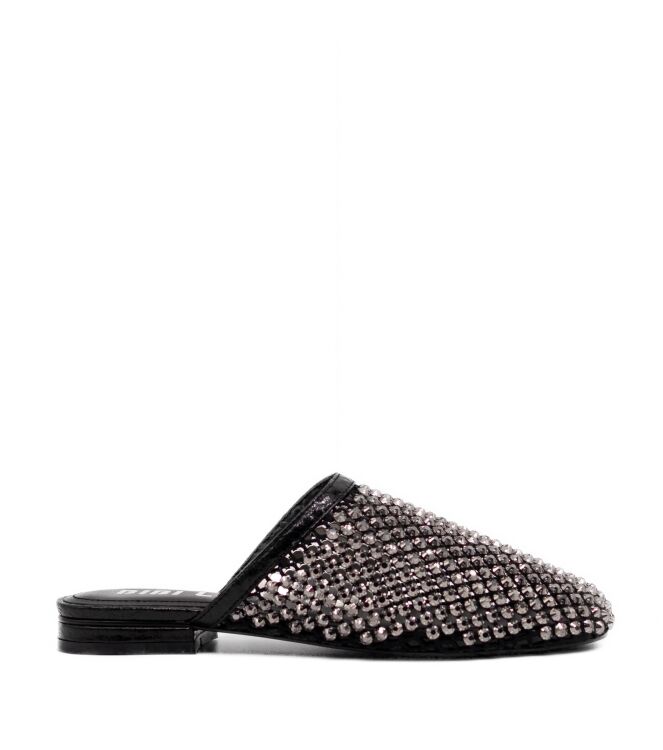 Bibi Lou  Dames Instappers Zwart 