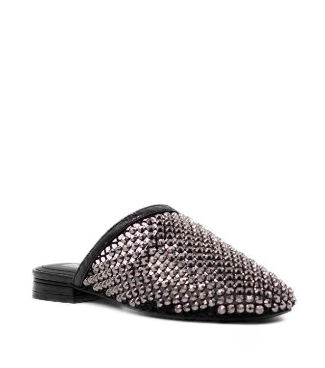 Bibi Lou  Dames Instappers Zwart 