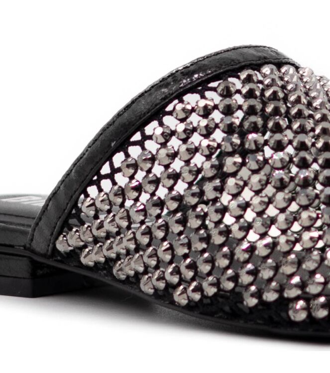 Bibi Lou  Dames Instappers Zwart 