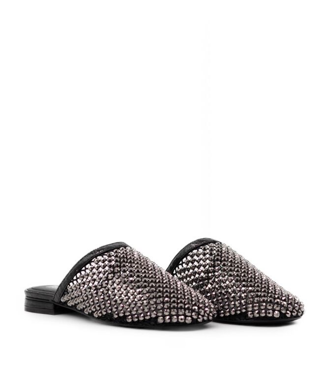 Bibi Lou  Dames Instappers Zwart 