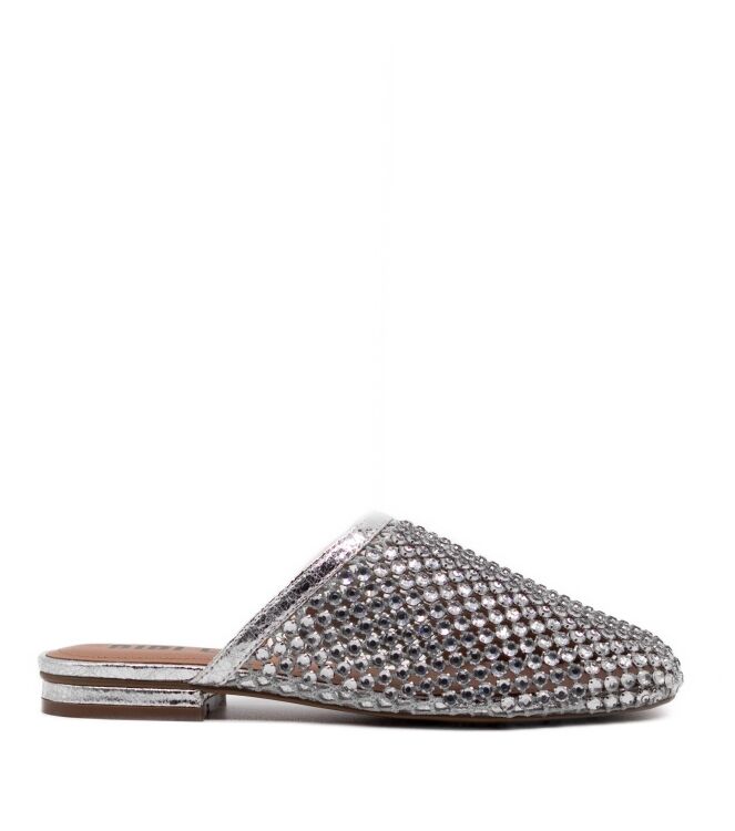 Bibi Lou  Dames Instappers Zilver 