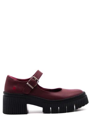 Art dames gespschoenen rood