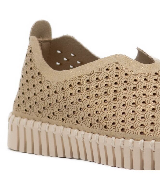 Ilse Jacobsen Dames Ballerina in Goud online kopen