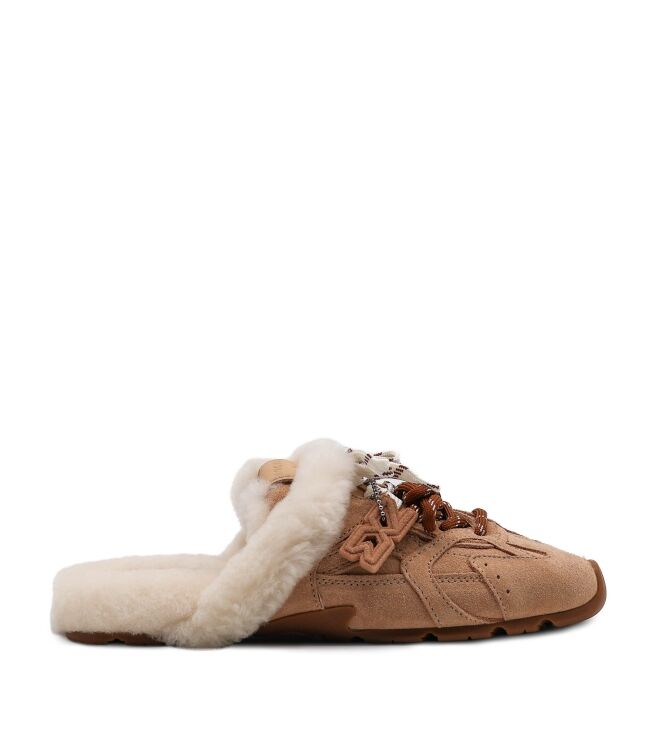 Nokwol Nokwol dames slip-ons Beige Suede Nokwol Dames Slip-Ons Beige Suede 05 beige