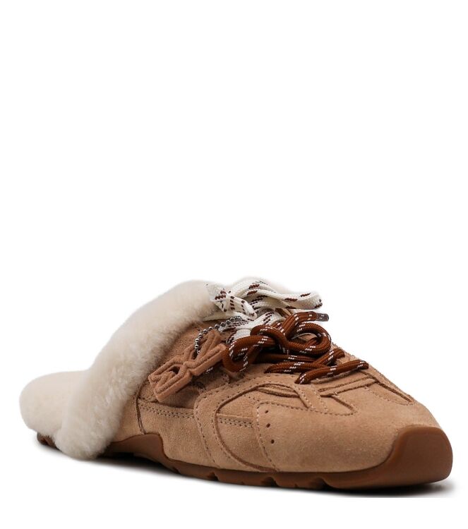 Nokwol Nokwol dames slip-ons Beige Suede Nokwol Dames Slip-Ons Beige Suede 05 beige