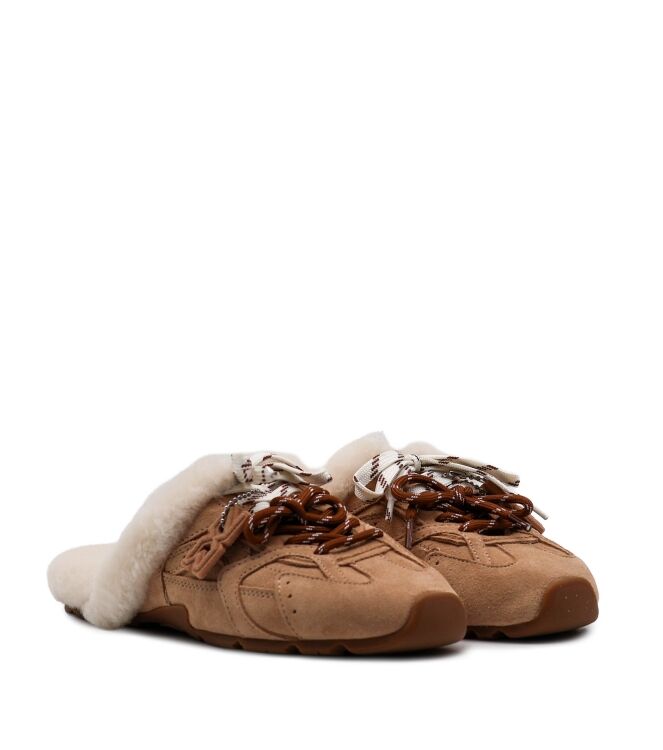 Nokwol Nokwol dames slip-ons Beige Suede Nokwol Dames Slip-Ons Beige Suede 05 beige