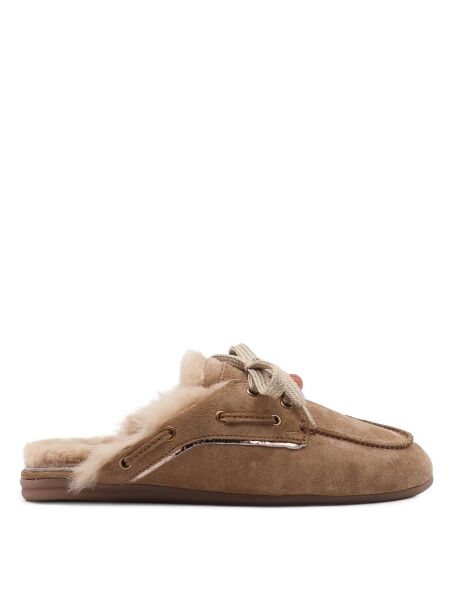 Ps poelman Dames slip-ons gevoerd beige