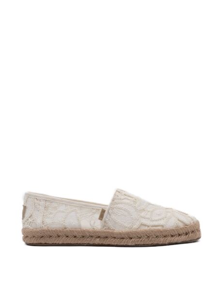 Toms Dames slip-on rubberzolen wit