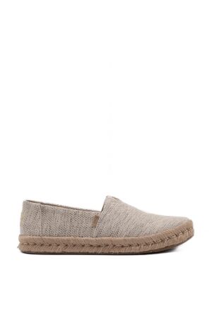 Toms dames slip-on rubberzolen grijs