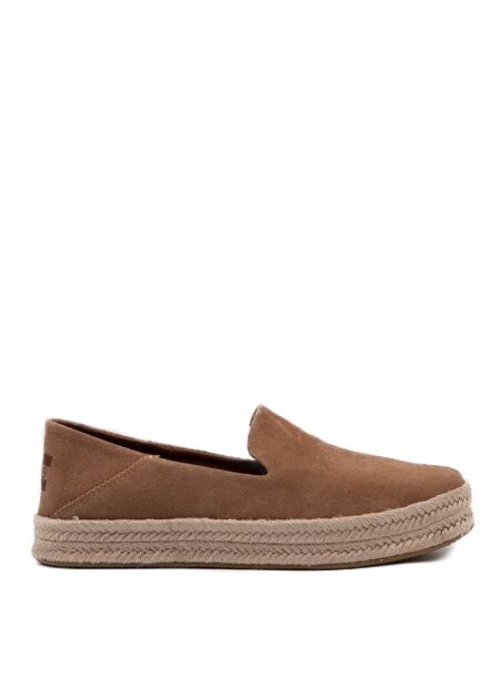 Toms Dames slip-on rubberzolen bruin