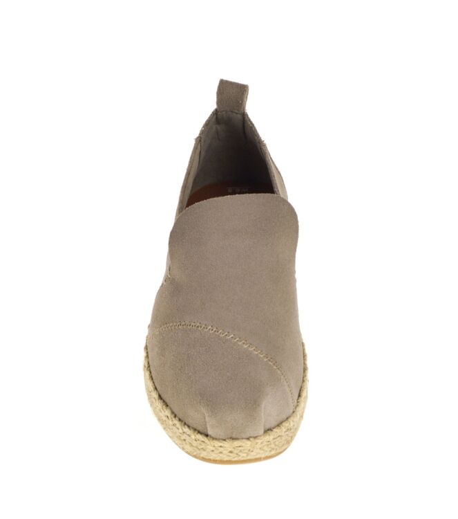 toms Toms Slip Ons Taupe for Women Desert Taupe Suede