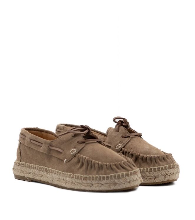 Kanna Kanna dames mocassins beige suede Basket Tasso Kanna Dames Mocassins in Beige online kopen