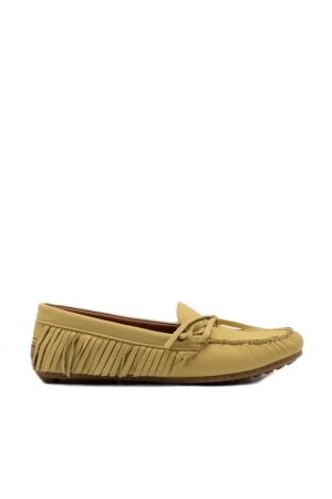 Belang dames mocassins geel
