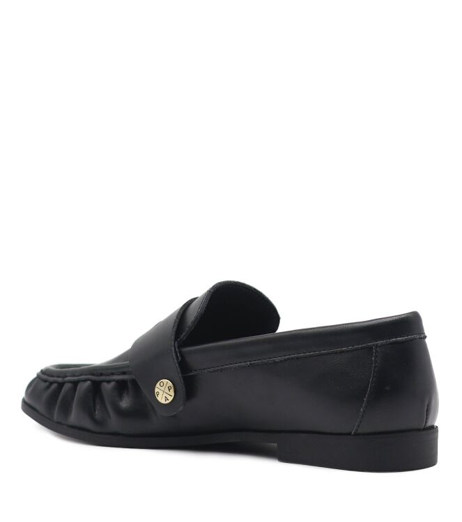 Popa Popa dames moccasins zwart Yao Negro Popa Dames Mocassins in Zwart online kopen
