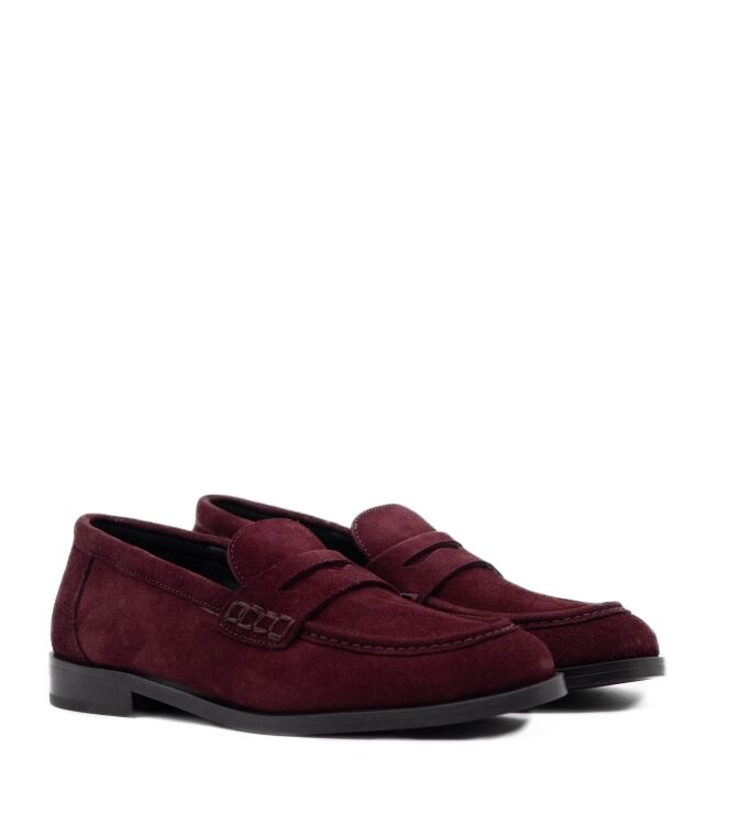 KMB Shoes  Dames Mocassins Bordeaux 