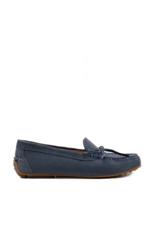 Belang dames mocassins blauw