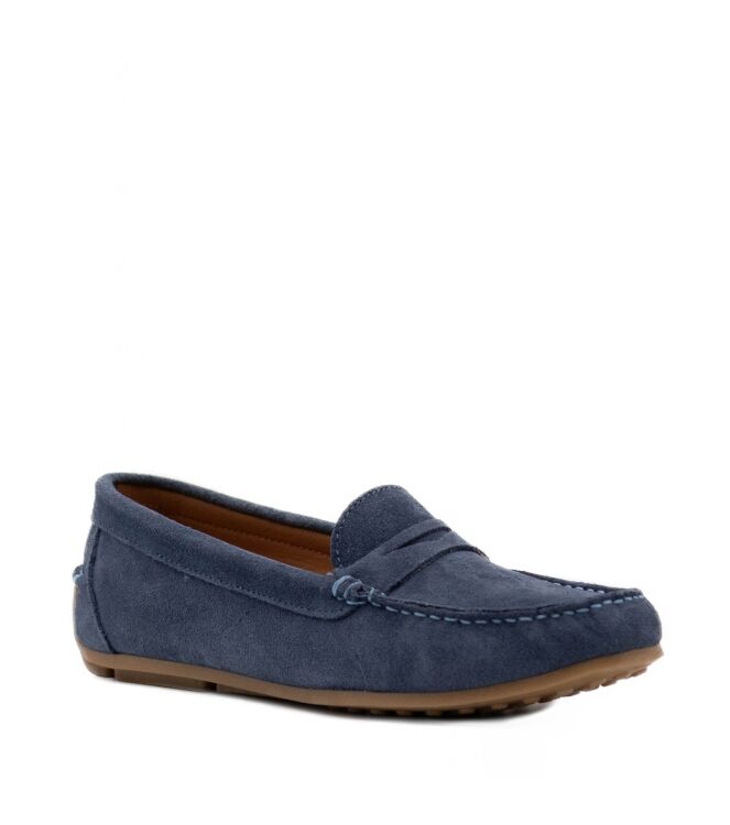 Belang Dames Mocassins in Blauw online kopen