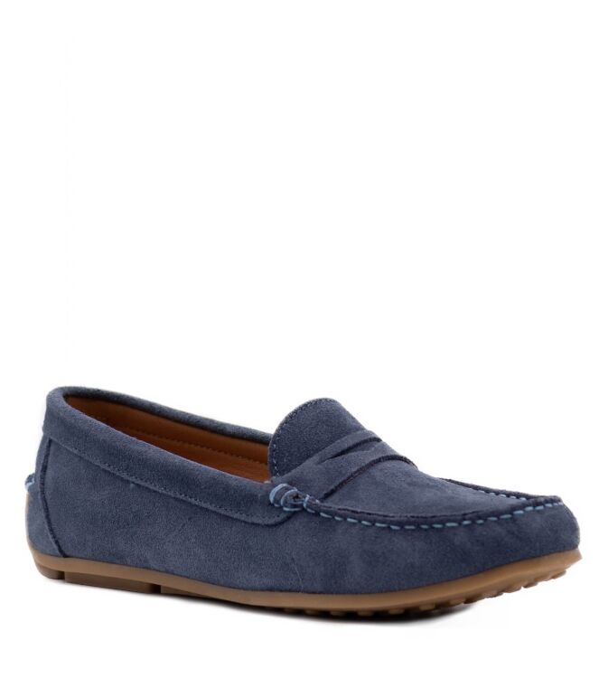 Belang Dames Mocassins in Blauw online kopen