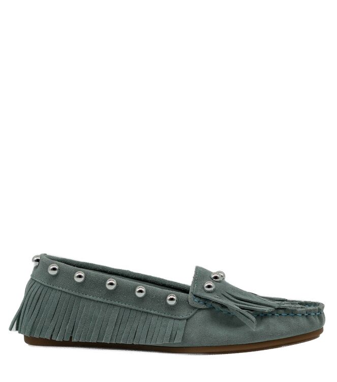 BTMR BTMR dames mocassins licht blauw Serraje Salvia Bony Caramelo BTMR dames mocassins licht blauw 52 blauw suede/nubuck Direct leverbaar uit de webshop van www.taft.nl/