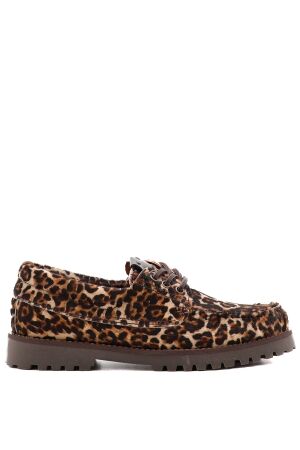 Copenhagen Studios dames mocassins leopard
