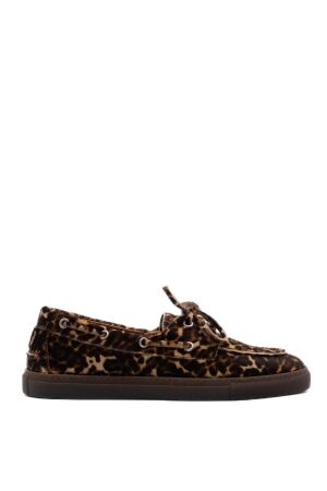 Copenhagen Studios dames mocassins leopard