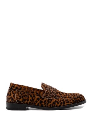 KMB Shoes dames mocassins leopard