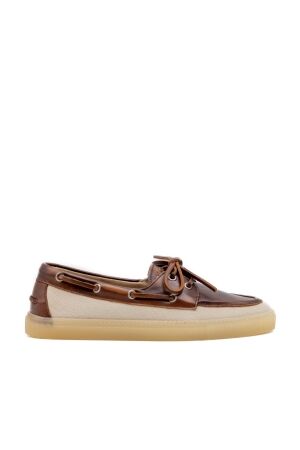 Copenhagen Studios dames mocassins bruin combi