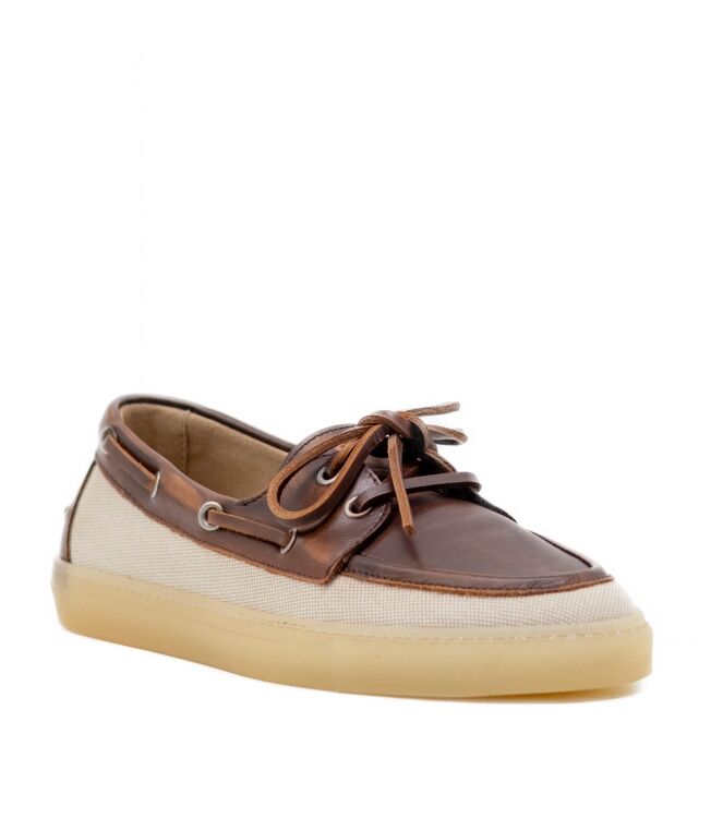 Copenhagen Studios Dames Mocassins in Bruin Creme online kopen