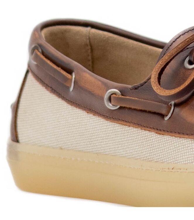 Copenhagen Studios Dames Mocassins in Bruin Creme online kopen