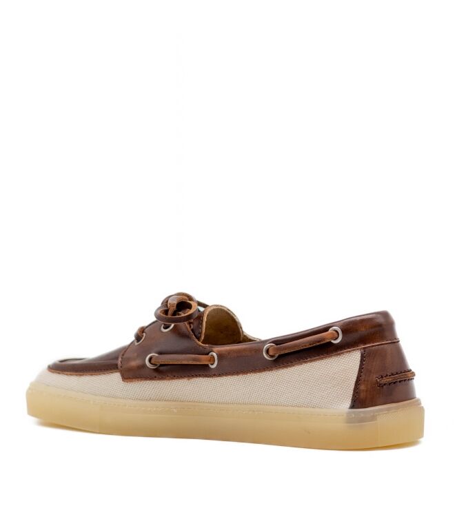 Copenhagen Studios Dames Mocassins in Bruin Creme online kopen