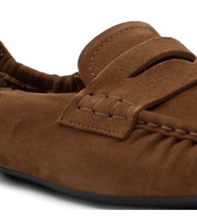 Copenhagen Studios Copenhagen Studios dames mocassins bruin Suede New Brown Copenhagen Studios Dames Mocassins in Bruin online kopen