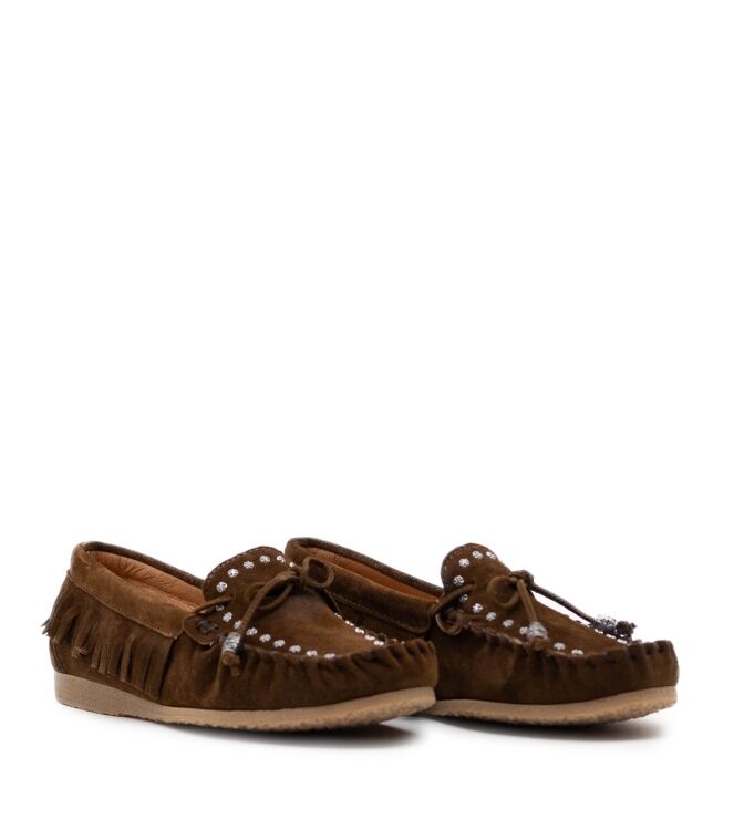 KMB Shoes Dames Mocassins in Bruin online kopen