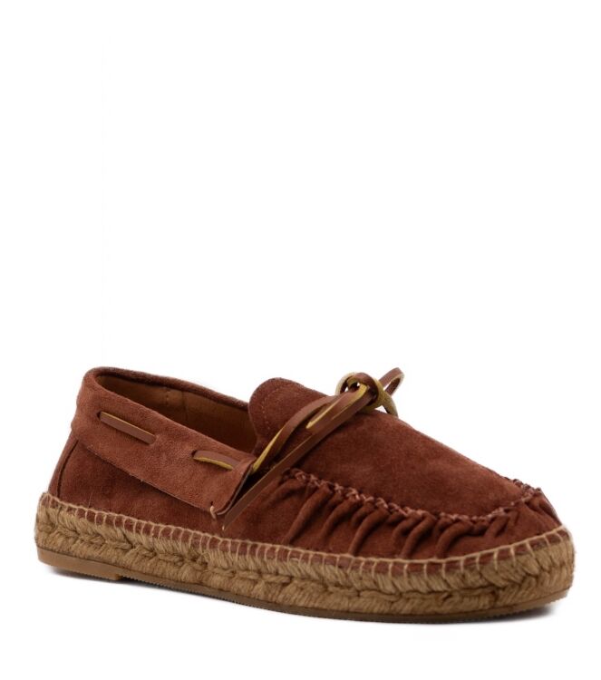 Kanna Kanna dames mocassins bruin suede Baskey Rust M Kanna Dames Mocassins in Roest Bruin online kopen
