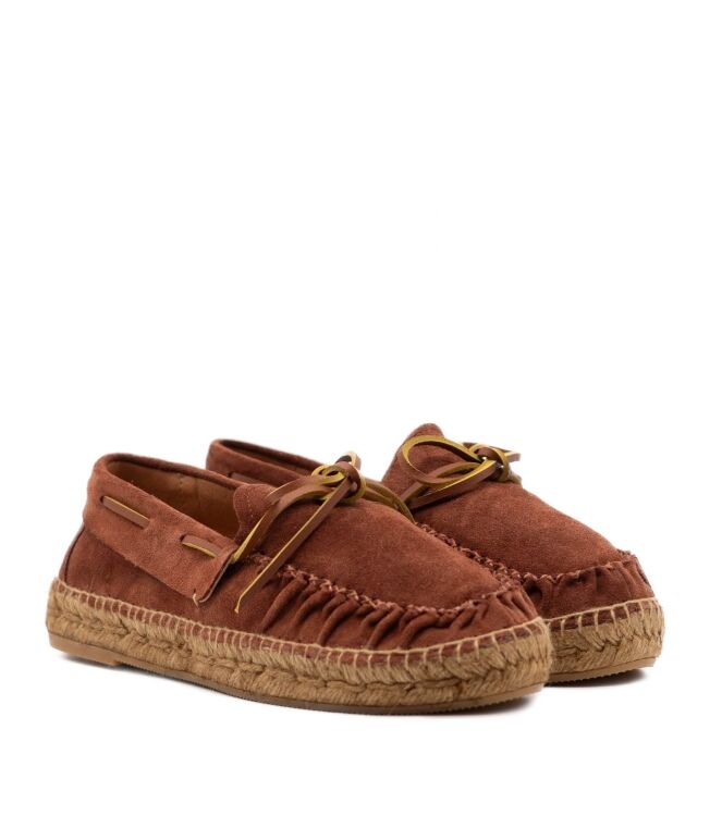 Kanna Kanna dames mocassins bruin suede Baskey Rust M Kanna Dames Mocassins in Roest Bruin online kopen