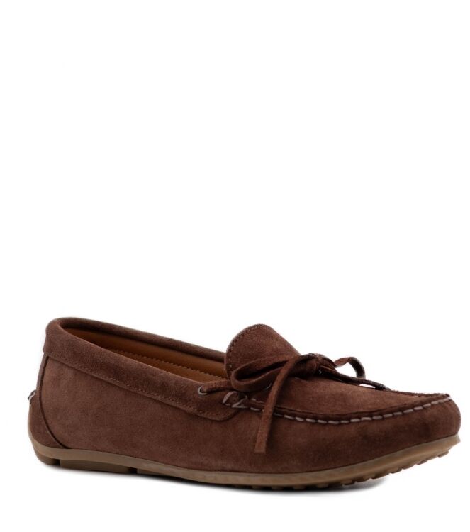 Belang Dames Mocassins in Bruin online kopen